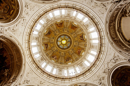 View into the dome of the Berlin Cathedral
