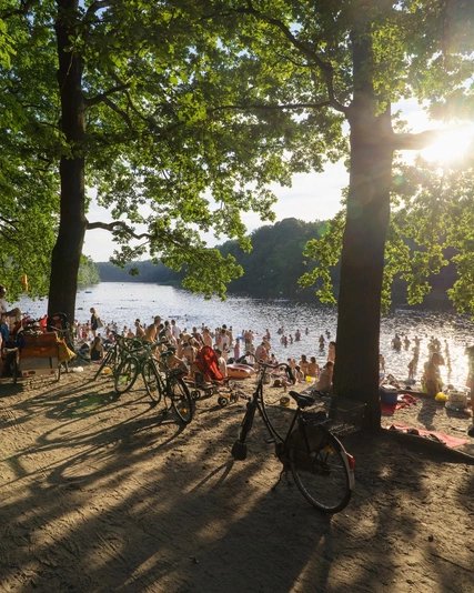 Die Krumme Lanke Badevergnügen an der Krummen Lanke