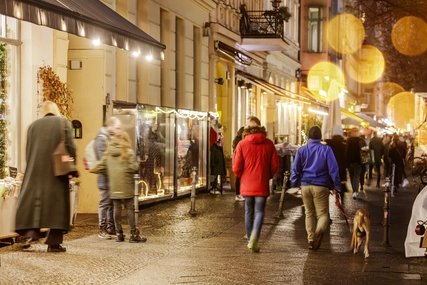 weihnachtliche Bergmannstraße