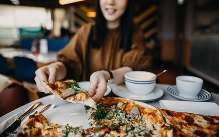 Eating pizza Eating pizza