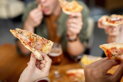 Pizza slices