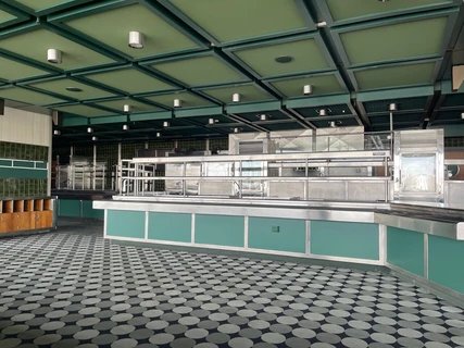 Pullman Lounge des ICCs im Leerzustand