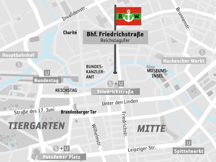 Anlegestellen Reederei Winkler - Karte