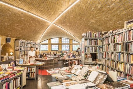 Bookshop Bücherbogen at Savignyplatz in Berlin Bookshop Bücherbogen at Savignyplatz in Berlin