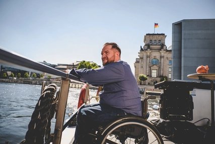 Menschen mit Sehbehinderung in Berlin