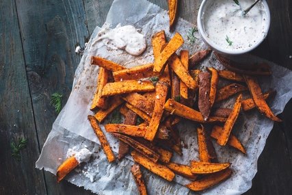 Streetfood sweet potato fries