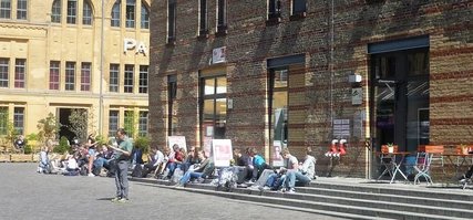 Tourist Information Center tic in Prenzlauer Berg in der KulturBrauerei