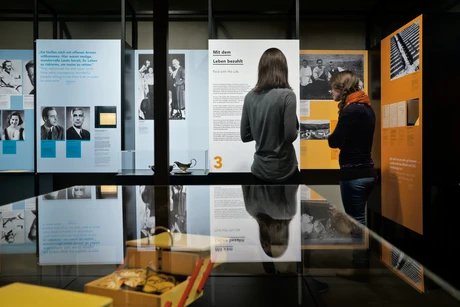 Silent Heroes Memorial Center, a view of the permanent exhibition