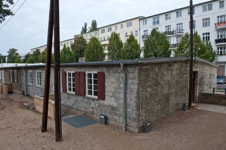 Blick auf "Baracke 13"