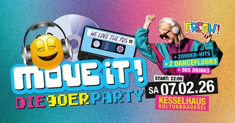 16 Jahre Geburtstagssause Move iT! – die 90er Party