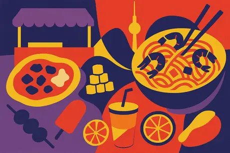 Symboldarstellung Thai Street Food