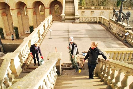 Frühjahrsputz im Belvedere