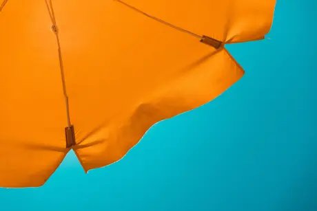 Detail eines Sonnenschirms