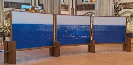 Triptychon-Installation von Rosa Merk