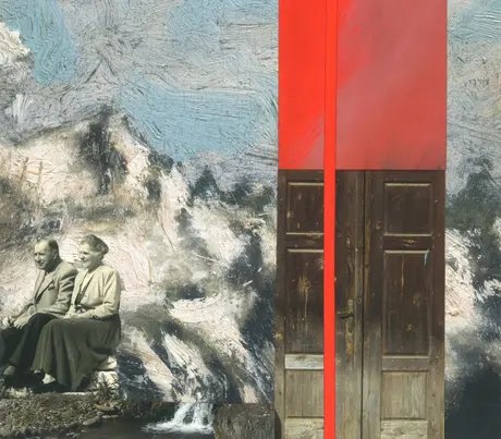 Ausstellung „Zuhause, woanders." Collagen und Texte von Ines Doleschal