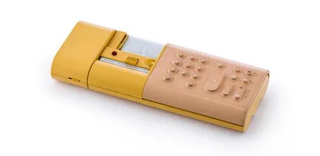 Mario Bellini, Divisumma 18, Entwurf 1973, Hersteller: Olivetti, Ivrea, Italien, Kunststoff, Gummibezug