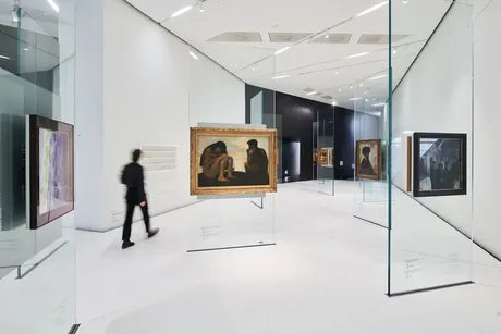 Blick in den Themenraum „Kunst und Künstler“