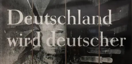 Katharina Sieverding, Deutschland wird deutscher, Detail, 1992