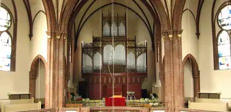 Orgel in der Heilige-Geist-Kirche in Berlin-Moabit