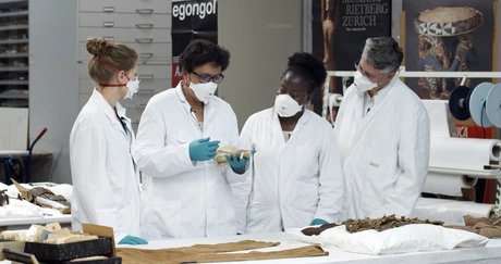 Filmstill Tracing Namibian-German Collaborations