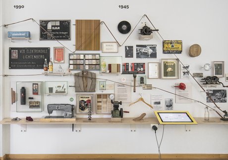 der Ausstellung "Was? Wo? Wer? Wow! Lichtenberg!"