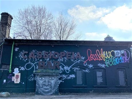Mural beim Cassiopeia auf dem RAW-Gelände
