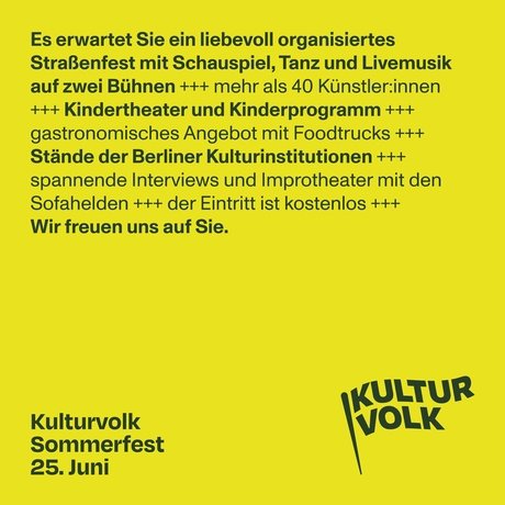 Kulturvolk Sommerfest 2022
