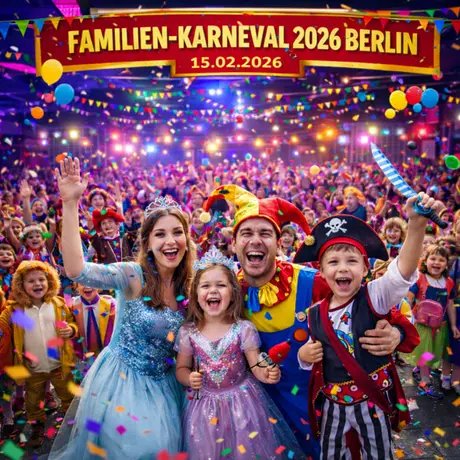 Familienkarneval und Fasching 2026 Berlin