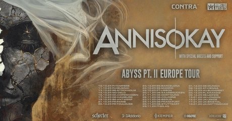 KEY VISUAL Annisokay - Abyss Pt. II Europe Tour