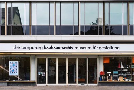 the temporary Bauhaus-Archiv Museum für Gestaltung