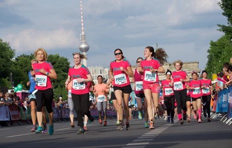 Berliner Frauenlauf - 2016 Auf der Zielgeraden
