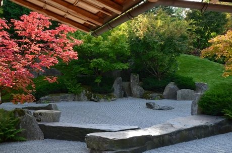 Japanischer Garten in den Gärten der Welt