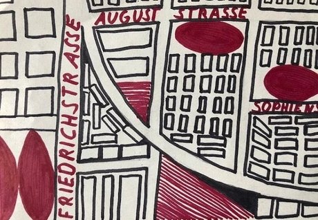 Das Scheunenviertel - Tourplan