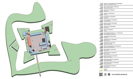 Zitadelle Berlin, Plan Areal