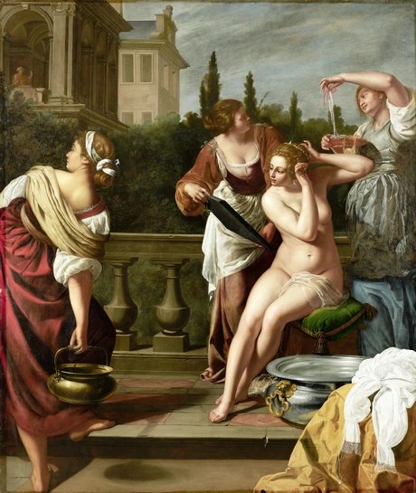 Artemisia Gentileschi: Bathseba im Bade