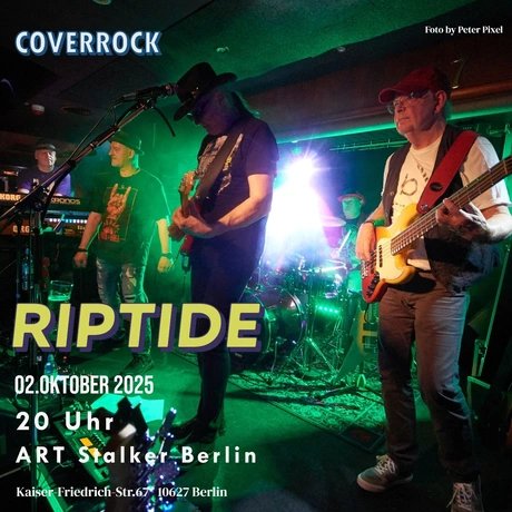 RIPTIDE - Rock und Popsongs der 70er/80er/90er