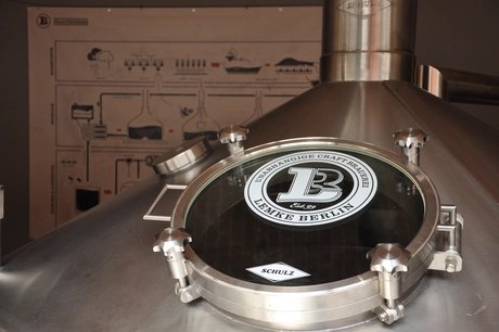 Im Sudhaus der Brauerei Lemke