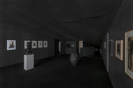 Ausstellungsansicht „Durchdringen: Das U/unheimliche s/Sehen", Stiftung Kunstforum Berliner Volksbank