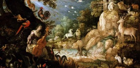 Roelant Savery, Landschaft mit Orpheus und den Tieren (Detail), 1611 (?)