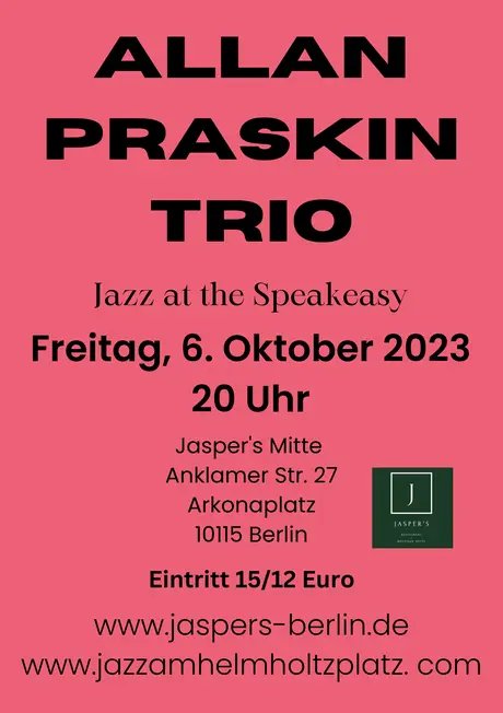 Flyer Jazz am Helmholtzplatz