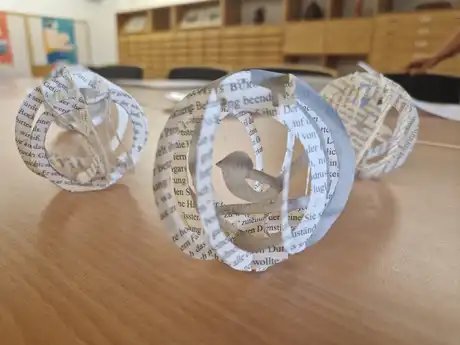 Anhänger aus Papier