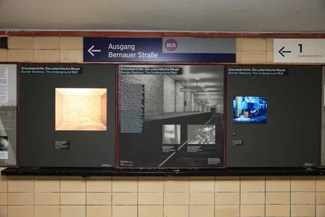 Ausstellung Zwischengeschoss S-Bahnhof Norbahnhof