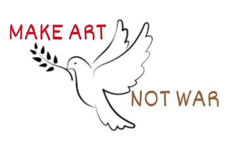 make art not war