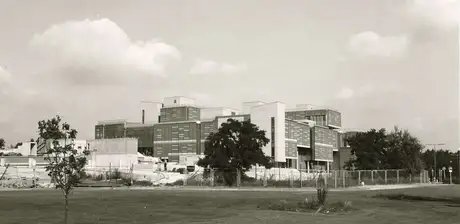 Bau des Kunstgewerbemuseums, ca. 1985