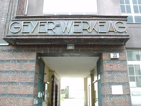 Eingang ehemalige Geyer Werke