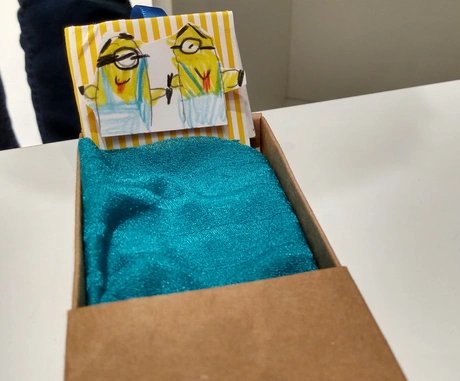 Schatzkiste Minions" für die Ausstellung "Nimm Platz!"