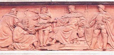 Mittelalterliche Szene aus Berlin