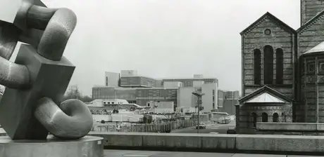 Bau des Kunstgewerbemuseums, ca. 1985