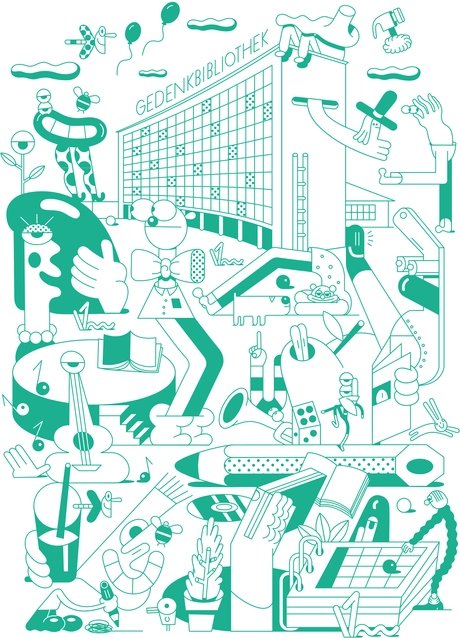 Aktion offener Sonntag in der Amerika-Gedenkbiblothek