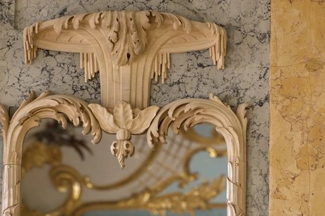 Schloss Rheinsberg, Muschelsaal, Detail